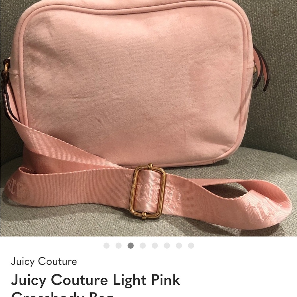 Juicy Couture New, Soft, Blush Pink Crossbody Bag - Picture 3 of 7
